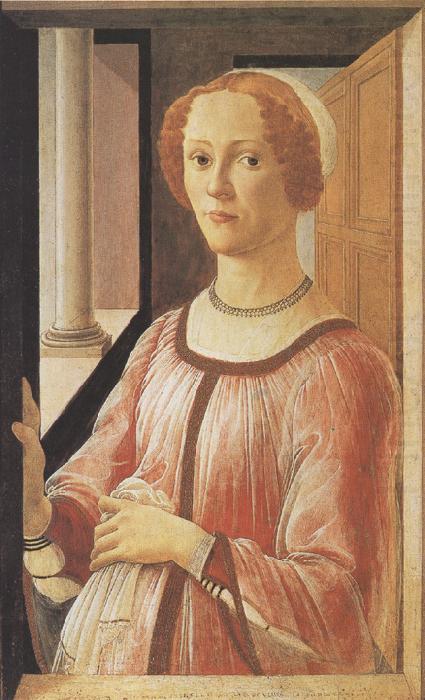 Sandro Botticelli Portrait of Smeralda Brandini (mk36) china oil painting image
